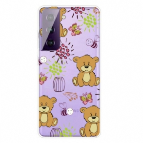 Tok Samsung Galaxy S21 FE Teddy Bears Felső