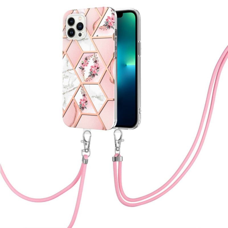 Telefontok iPhone 15 Pro Max Láncokat Virágzsinórral