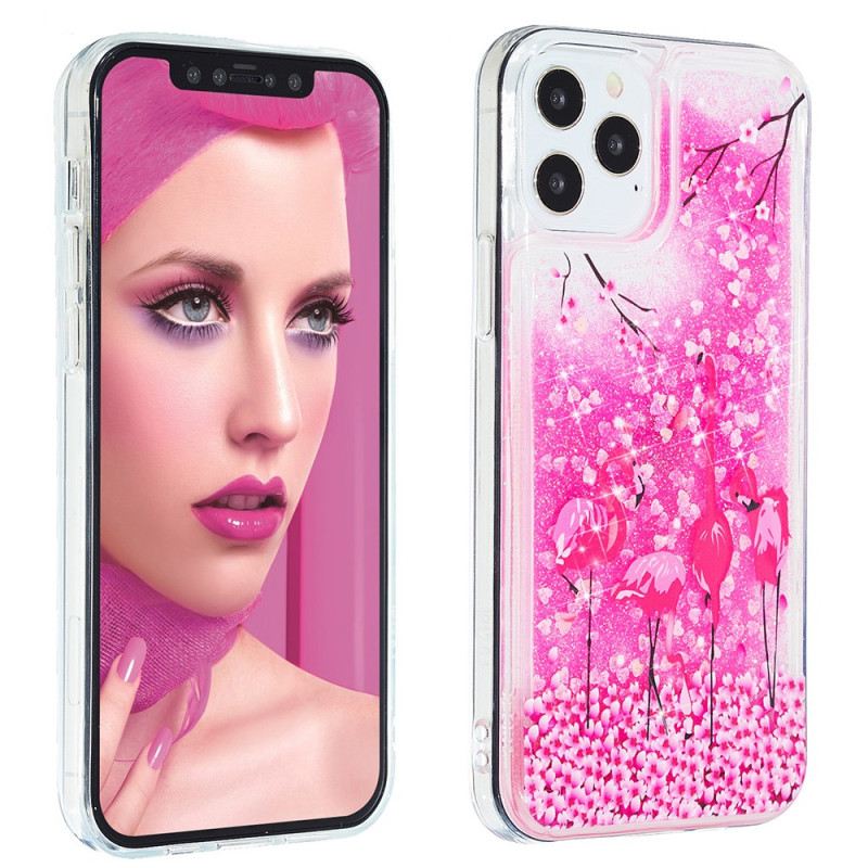 Tok iPhone 15 Pro Max Flamingo Glitter