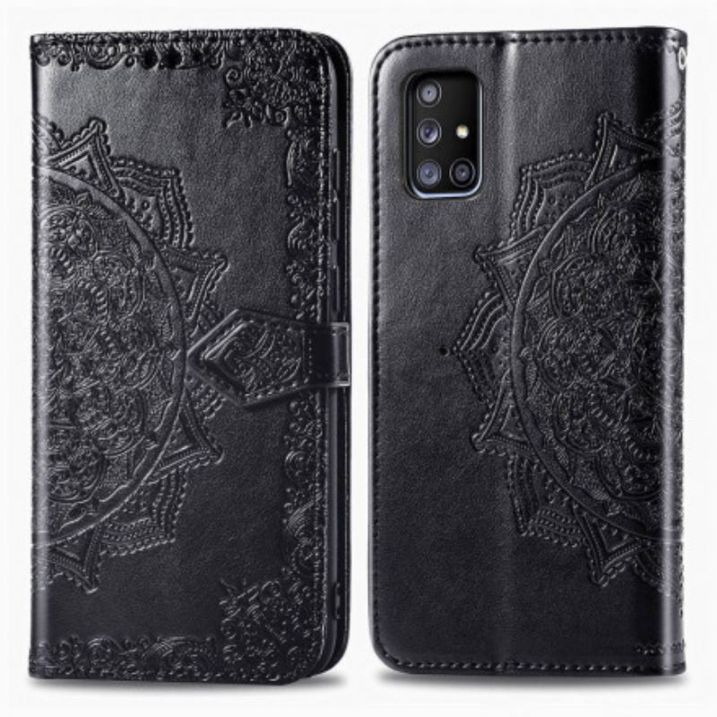 Fliptok / Bőrtok Samsung Galaxy A51 5G Mandala Középkor