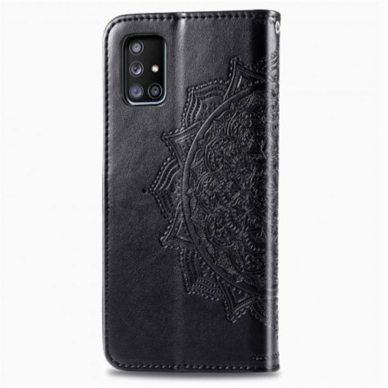 Fliptok / Bőrtok Samsung Galaxy A51 5G Mandala Középkor