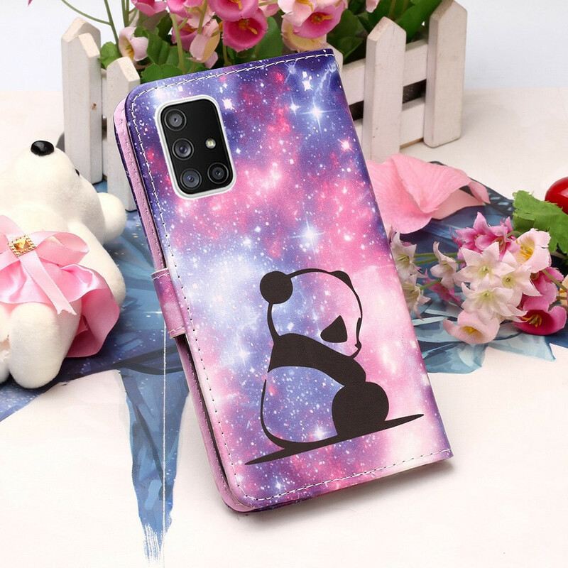 Fliptok / Bőrtok Samsung Galaxy A51 5G Panda Galaxy