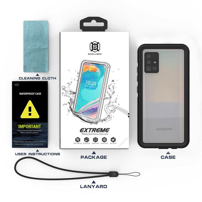 Tok Samsung Galaxy A51 5G Vízálló Shellbox