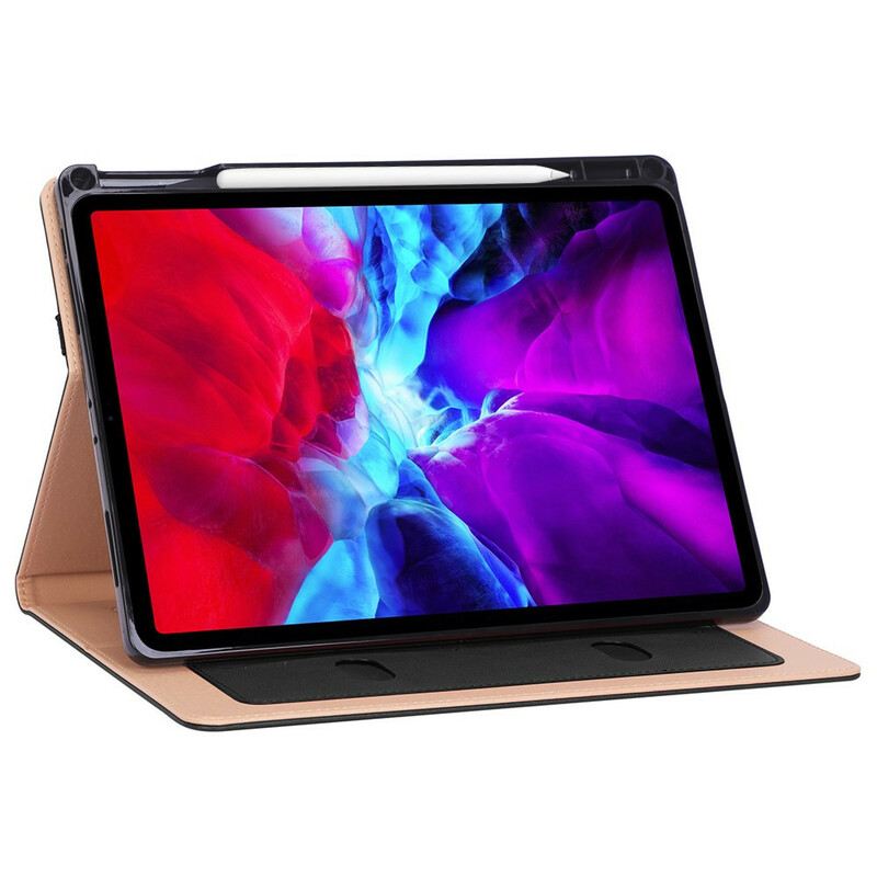 Bőrtok iPad Pro 12.9" (2020) Gumiszalag