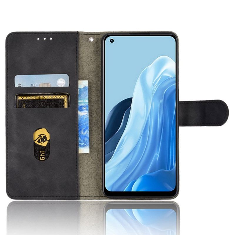 Fliptok / Bőrtok Oppo Reno 7 szíjjal Pántos Skin-touch