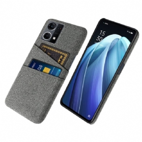 Tok Oppo Reno 7 Szövet Kártyatartó