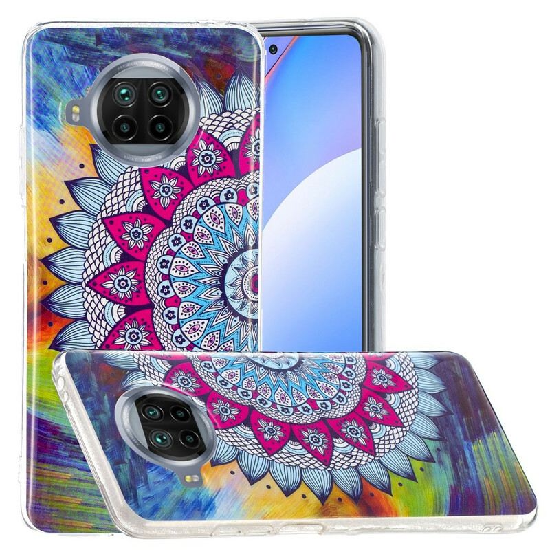 Tok Xiaomi Mi 10T Lite Fluoreszkáló Színes Mandala