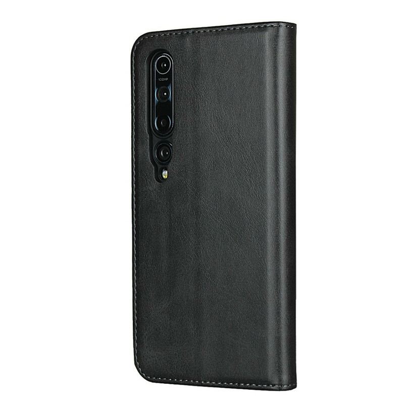 Fliptok Xiaomi Mi 10 / 10 Pro Bőrtok Elegance Hasított Bőr