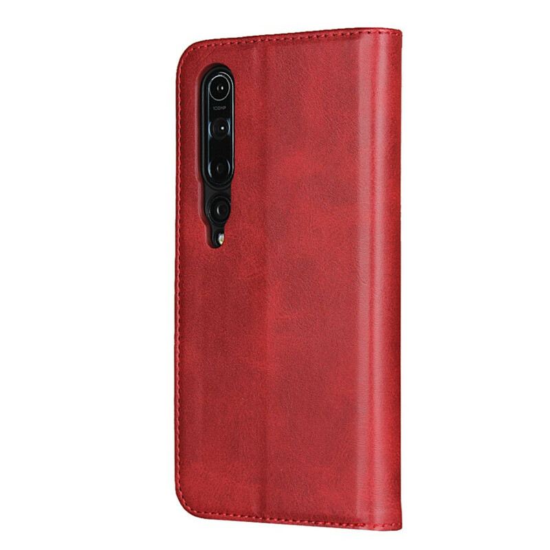 Fliptok Xiaomi Mi 10 / 10 Pro Bőrtok Elegance Hasított Bőr