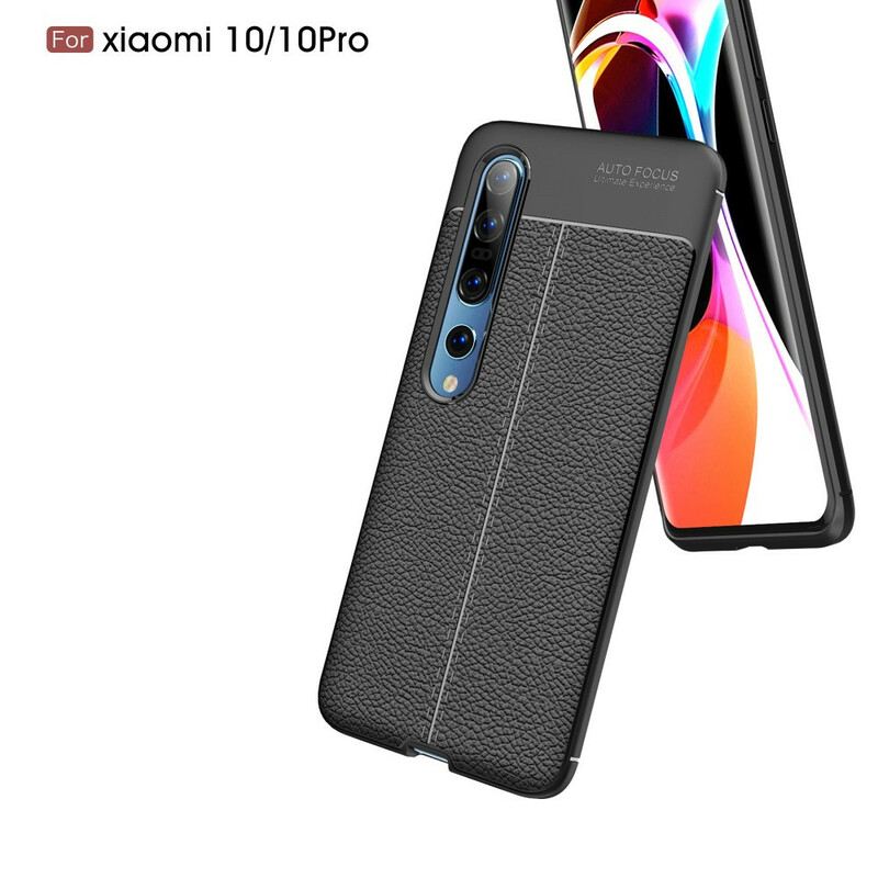 Tok Xiaomi Mi 10 / 10 Pro Dupla Vonalú Litcsi Bőrhatás