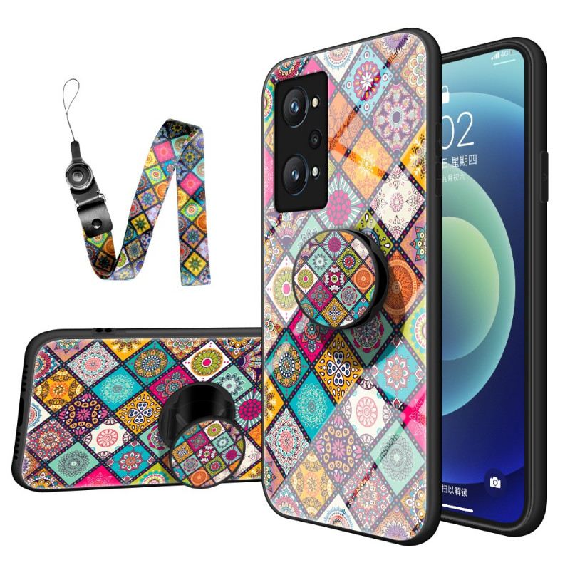 Telefontok Realme GT Neo 3T / Neo 2 Patchwork Mágneses Tartó