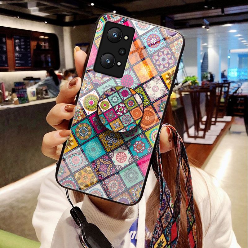 Telefontok Realme GT Neo 3T / Neo 2 Patchwork Mágneses Tartó