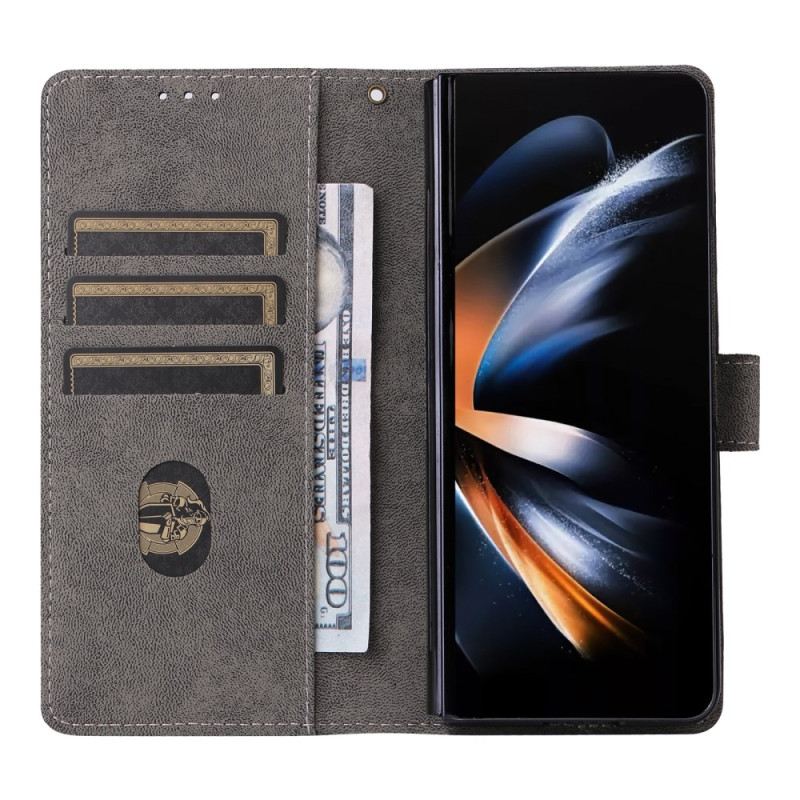 Kinyitható Tokok Samsung Galaxy Z Fold 6 Rfid Blokkolás És Rögzítőpánt