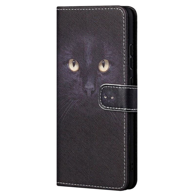 Fliptok / Bőrtok Samsung Galaxy S23 5G szíjjal Tanga Cat