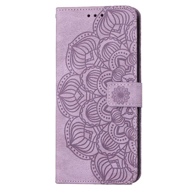 Fliptok Samsung Galaxy S23 5G szíjjal Pántos Mandala