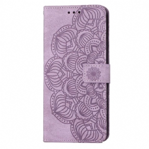 Fliptok Samsung Galaxy S23 5G szíjjal Pántos Mandala