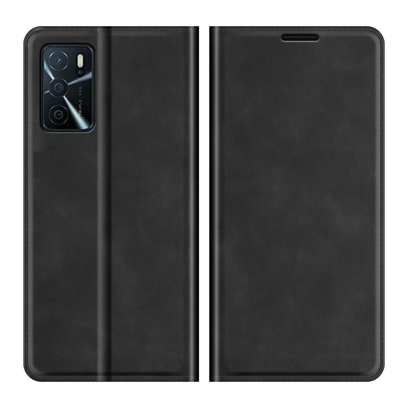 Fliptok Oppo A16 / A16s Bőrtok Skin Touch