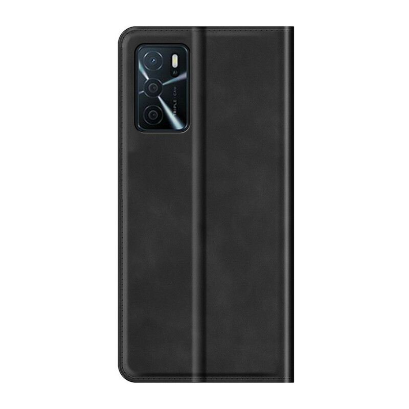 Fliptok Oppo A16 / A16s Bőrtok Skin Touch