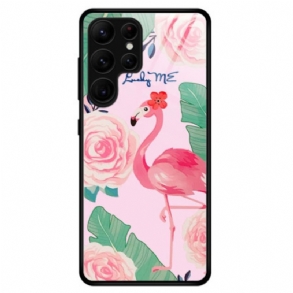 Tok Samsung Galaxy S23 Ultra 5G Flamingo Edzett Üveg