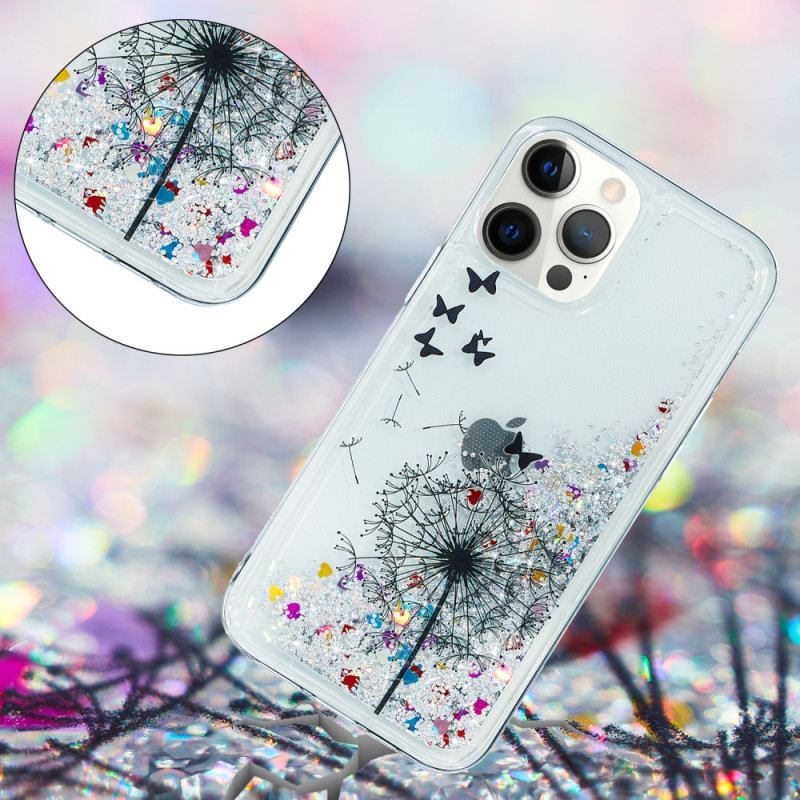 Tok iPhone 15 Pro Pitypang Glitter