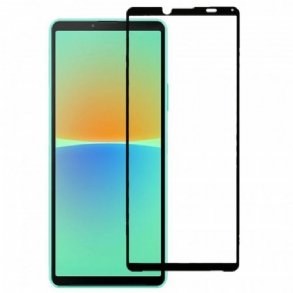 Sony Xperia 10 Iv Black Edge Edzett Üveg Képernyővédő Fólia