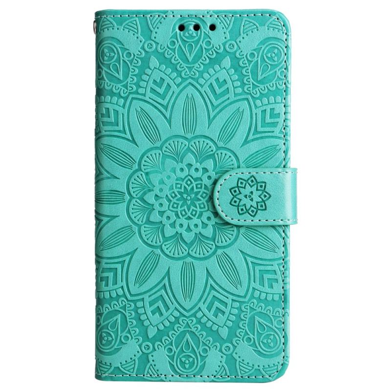 Bőrtok Samsung Galaxy M55 5g Mandala Zsinórral