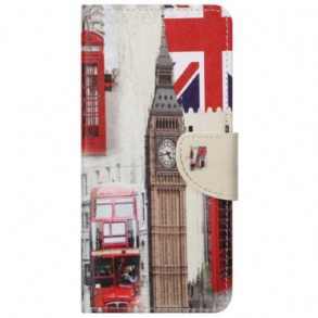 Fliptok / Bőrtok Xiaomi Redmi 10C Londoni Élet