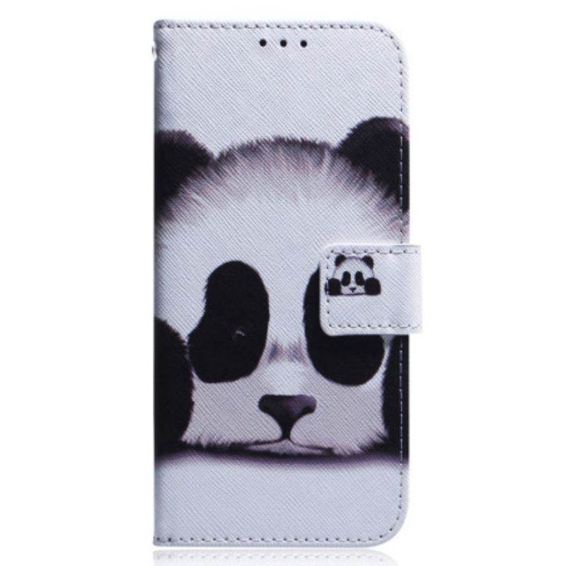 Fliptok / Bőrtok Xiaomi Redmi 10C Panda