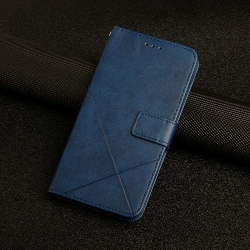 Fliptok / Bőrtok Xiaomi Redmi 10C X Design Geo Bőr Stílus