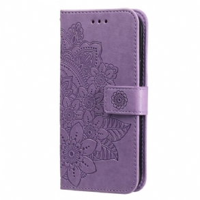 Fliptok Xiaomi Redmi 10C szíjjal Pántos Mandala