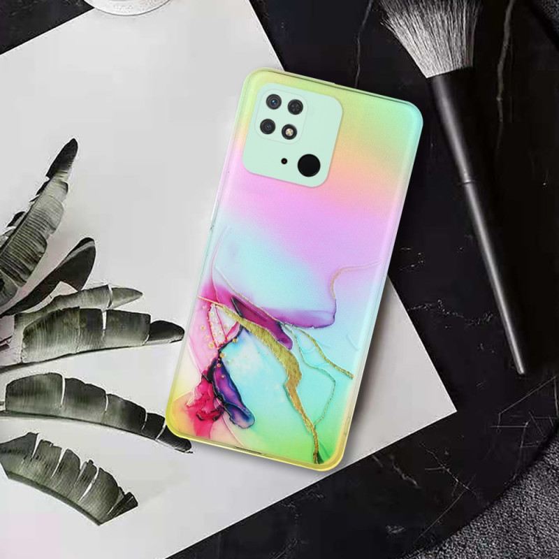 Tok Xiaomi Redmi 10C Marble Art Laser Effect