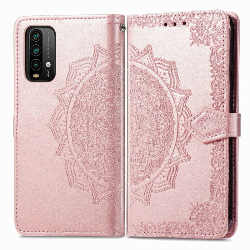 Fliptok / Bőrtok Xiaomi Redmi 9T Mandala Középkor