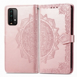 Fliptok / Bőrtok Xiaomi Redmi 9T Mandala Középkor