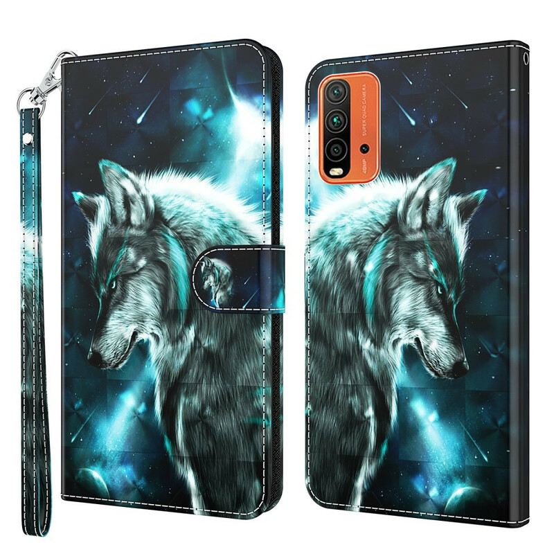 Fliptok Xiaomi Redmi 9T Majestic Wolf