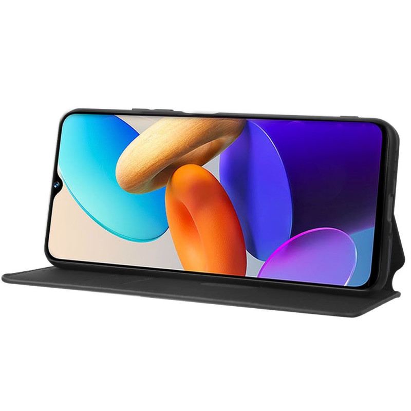 Fliptok Vivo Y35 Bőrtok 3d Textúra