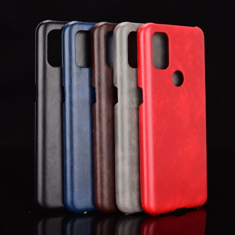 Telefontok OnePlus Nord N10 Litchi Performance Leather Effect