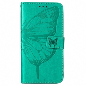 Fliptok / Bőrtok OnePlus Nord N100 szíjjal Strappy Butterfly Design