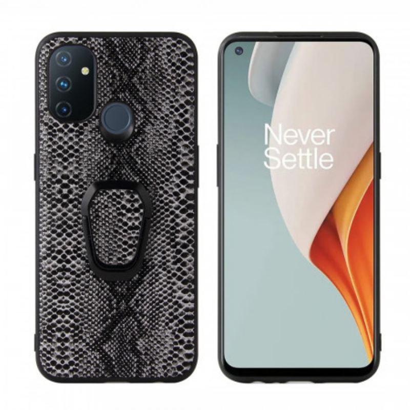 Tok OnePlus Nord N100 Snake Stílusú Gyűrűtartó