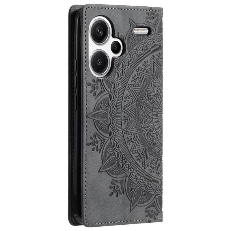 Fliptok Xiaomi Redmi Note 13 Pro Plus 5g Mandala Velúr Hatás