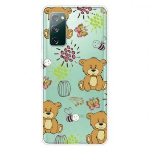 Telefontok Samsung Galaxy S20 FE Teddy Bears Felső