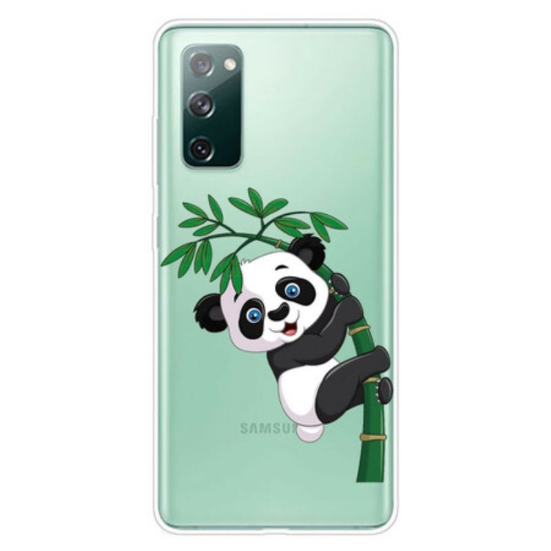 Telefontok Samsung Galaxy S20 FE Zökkenőmentes Panda Bambuszon