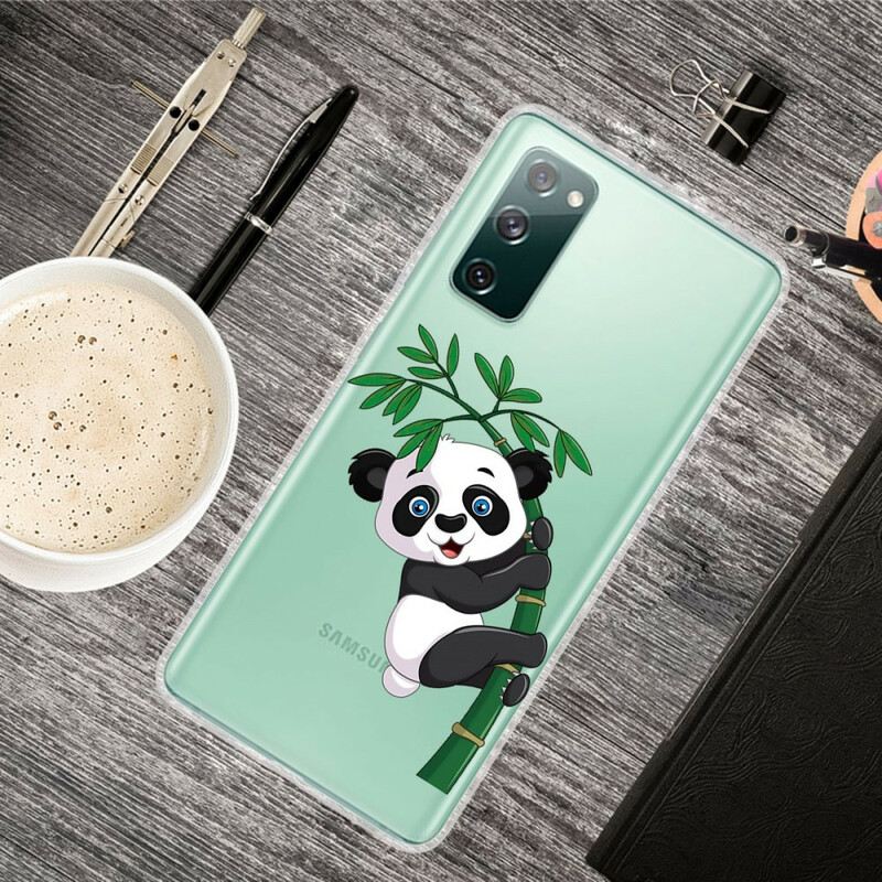 Telefontok Samsung Galaxy S20 FE Zökkenőmentes Panda Bambuszon