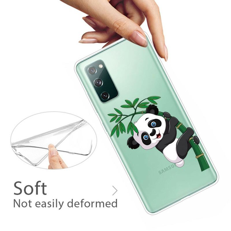 Telefontok Samsung Galaxy S20 FE Zökkenőmentes Panda Bambuszon