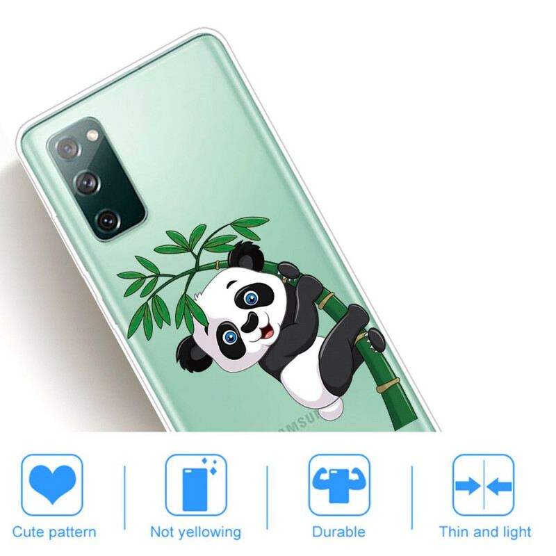 Telefontok Samsung Galaxy S20 FE Zökkenőmentes Panda Bambuszon