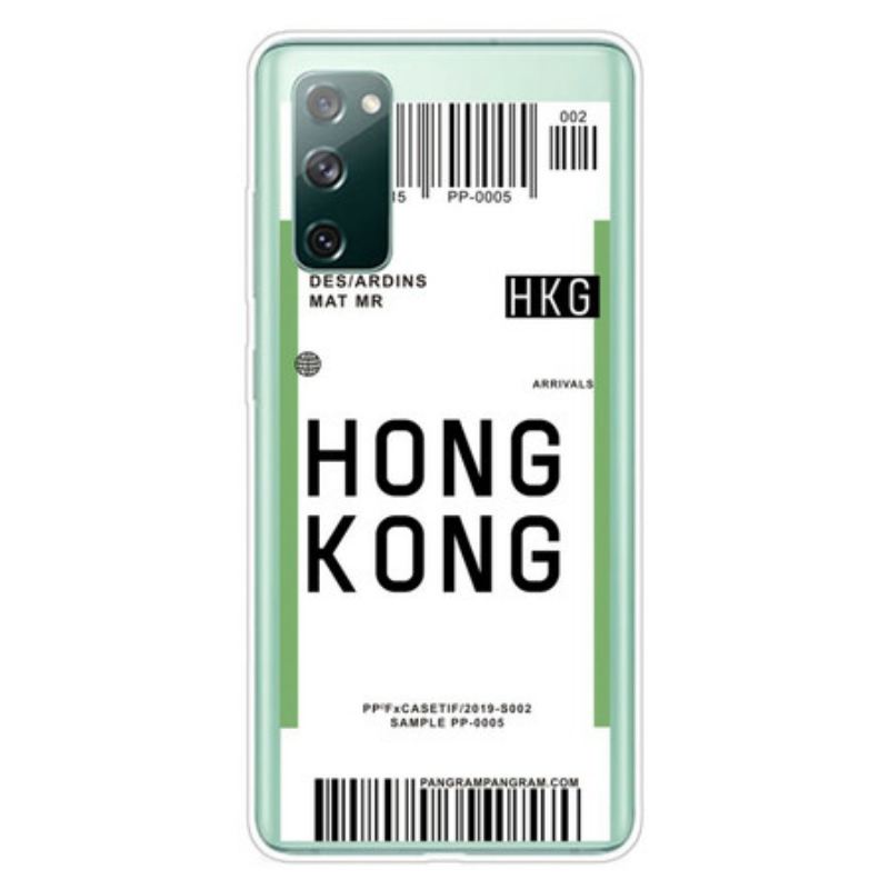 Tok Samsung Galaxy S20 FE Beszállókártya Hong Kongba