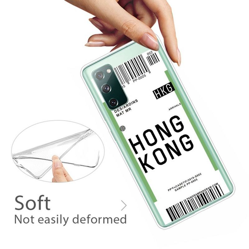 Tok Samsung Galaxy S20 FE Beszállókártya Hong Kongba