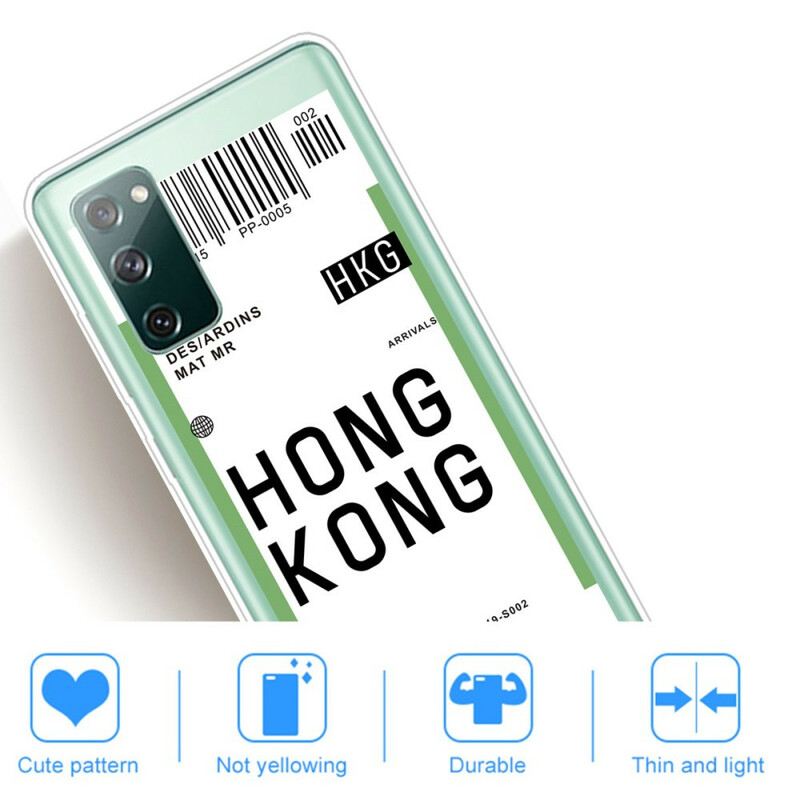 Tok Samsung Galaxy S20 FE Beszállókártya Hong Kongba