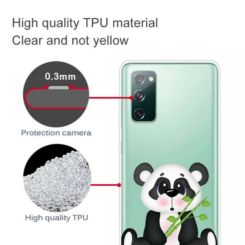 Tok Samsung Galaxy S20 FE Zökkenőmentes Szomorú Panda