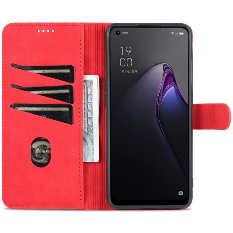 Fliptok / Bőrtok Oppo Reno 8 Pro Azns Bőrformázó