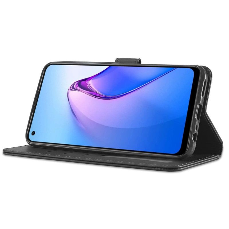 Fliptok / Bőrtok Oppo Reno 8 Pro Műbőr Lc.imeeke